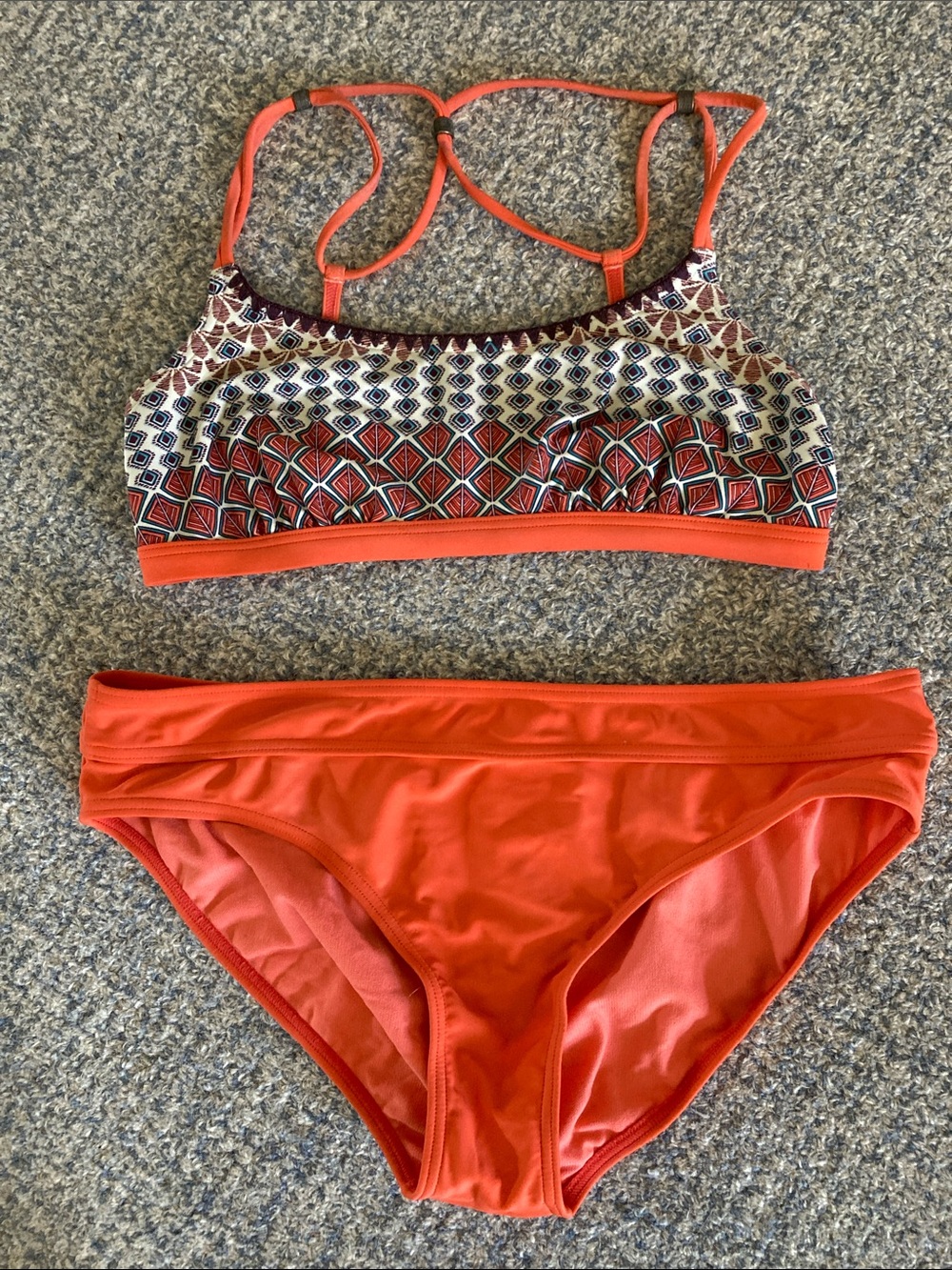 Prana Two-Piece Bikini Swim Suit